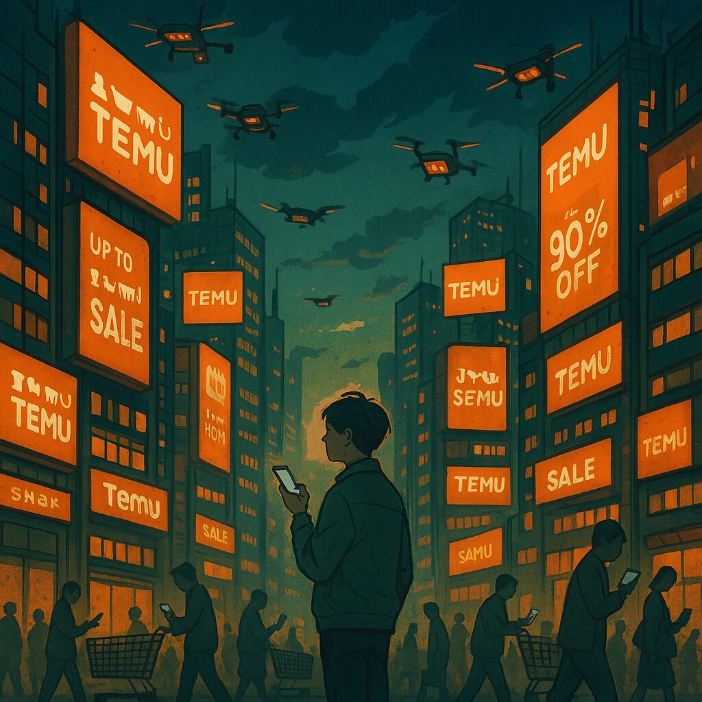 それは“買い物”じゃなくて“侵略”だった。──Temu広告に支配された日常と、僕らの小さな抵抗 | 100年ライフの知恵袋