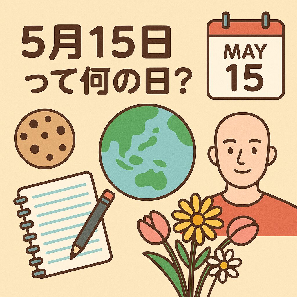 5月15日って何の日?歴史・記念日・誕生日から読み解く、知って得する豆知識大全 | 100年ライフの知恵袋
